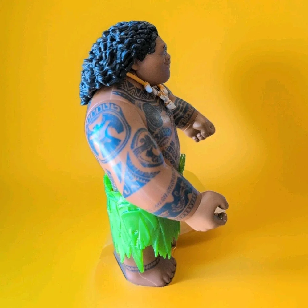 Disney Moana MAUI‎ 10.5 Inch Large Action Figure Doll Hasbro Great 2015